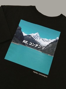 new  black replay campaign 1/2 tee (minty)