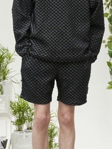 dia pattern shorts (black)